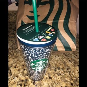 Starbucks composition notebook 📓 tumbler